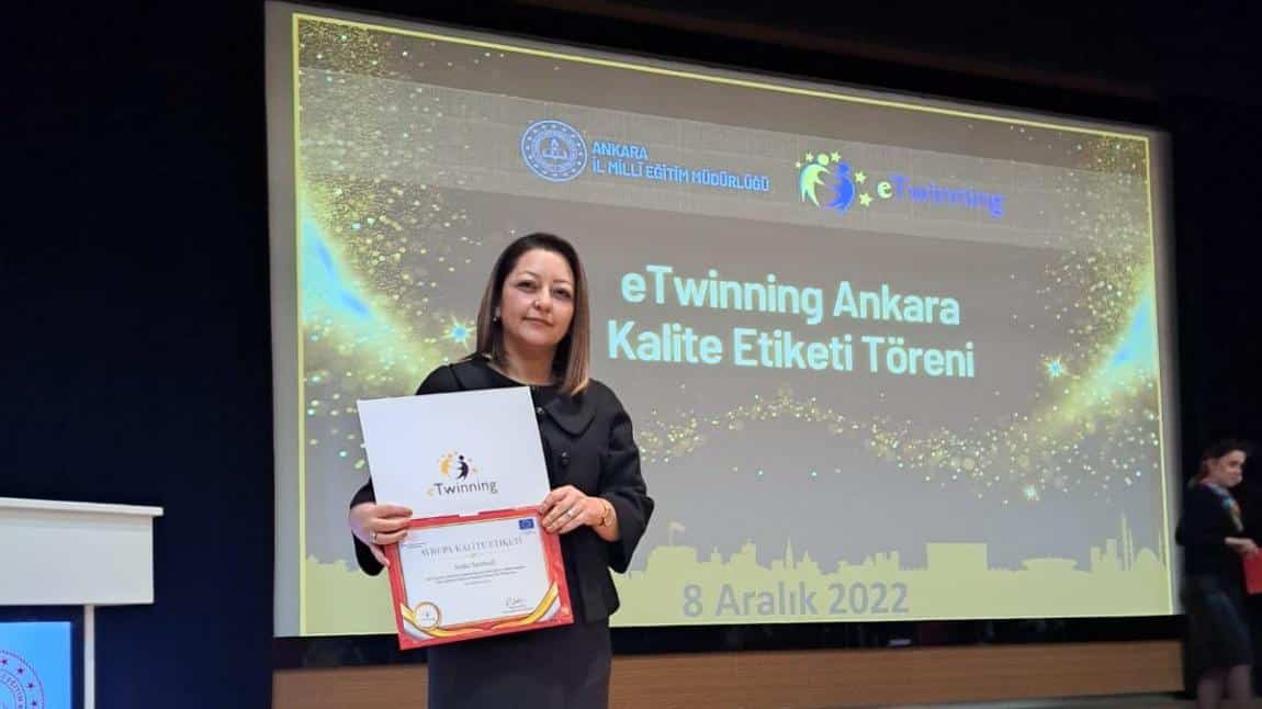 Ankara İl Millî Eğitim Müdürlüğü eTwinning Kalite Etiketi Ödül Töreni