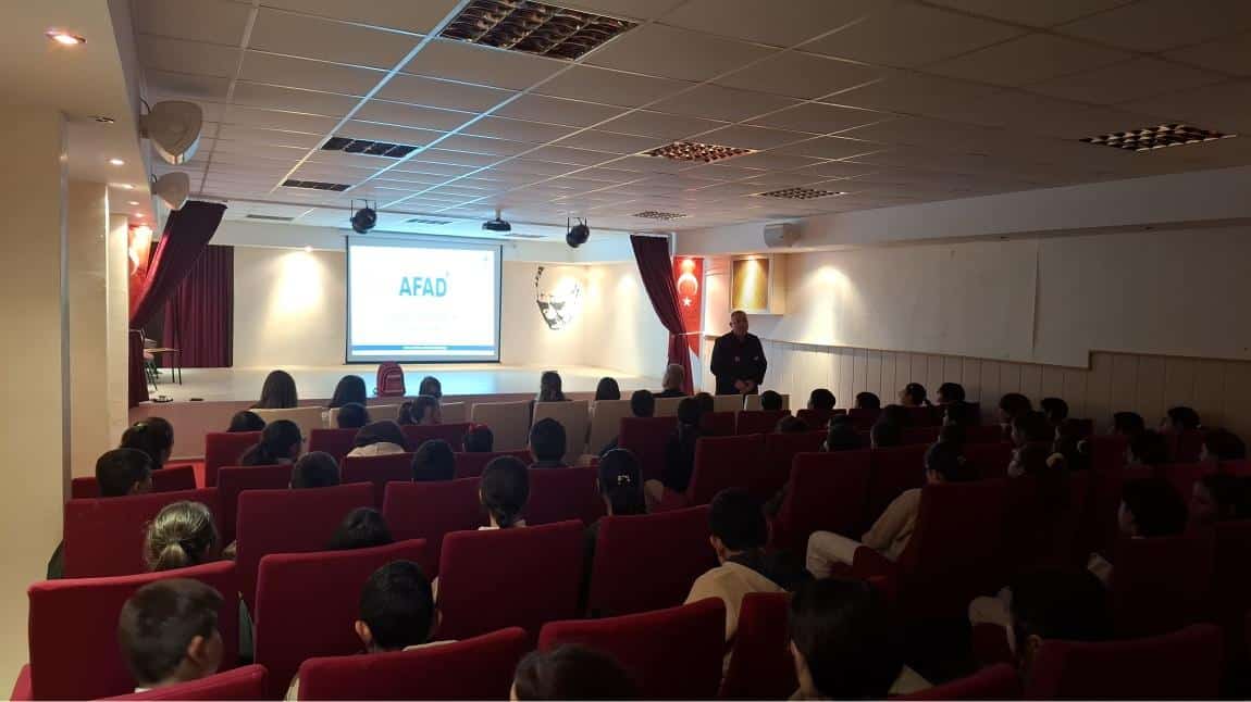 Öğrencilerimize Afet Farkındalık Eğitimi